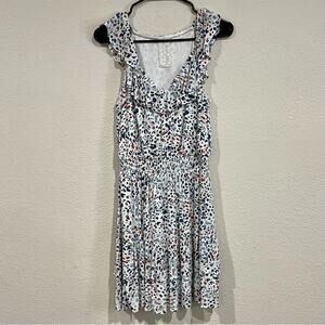 SADIE & SAGE Dress Ruffled Floral Size Small